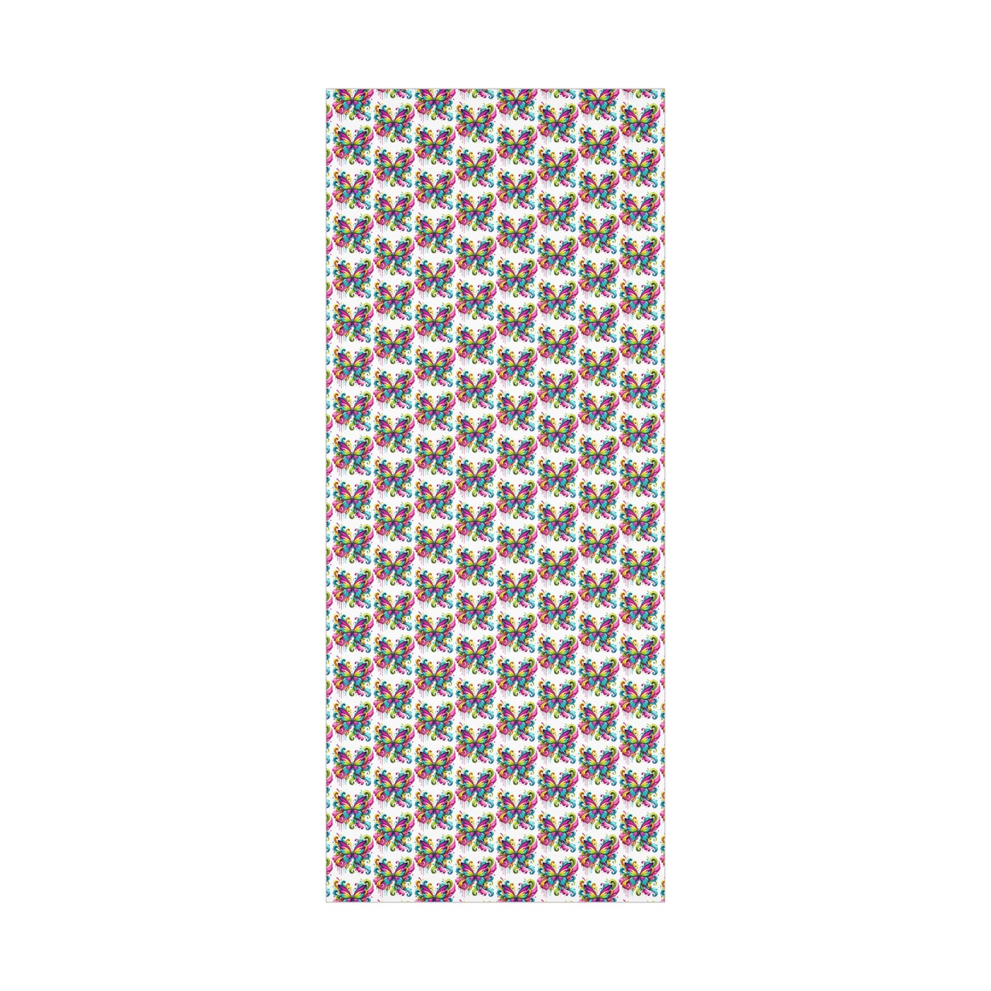 Colorful Butterfly Gift Wrap Paper