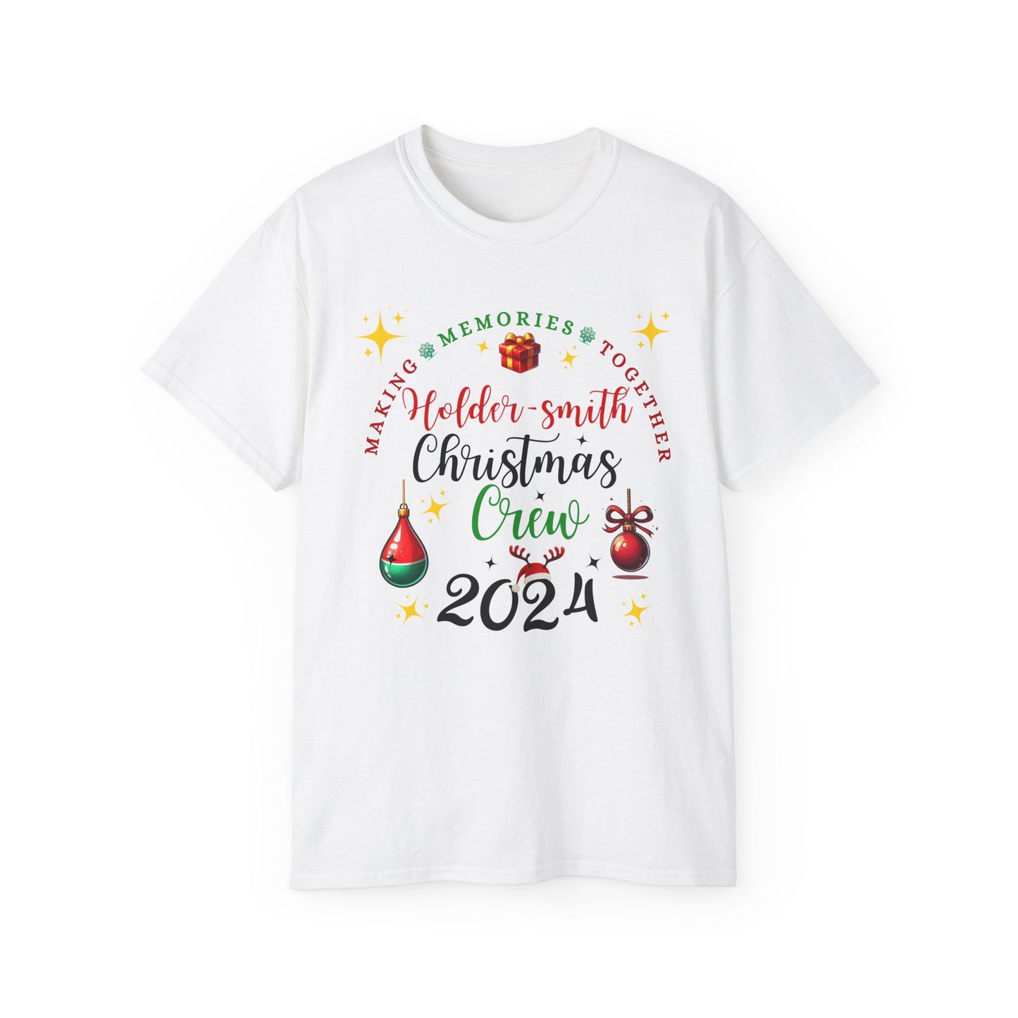 Family Christmas Tee - Making Memories Together 2024