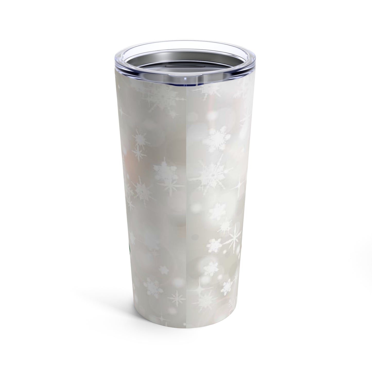 Black Santa Claus 20oz Tumbler - Holiday Cheer & Winter Vibes