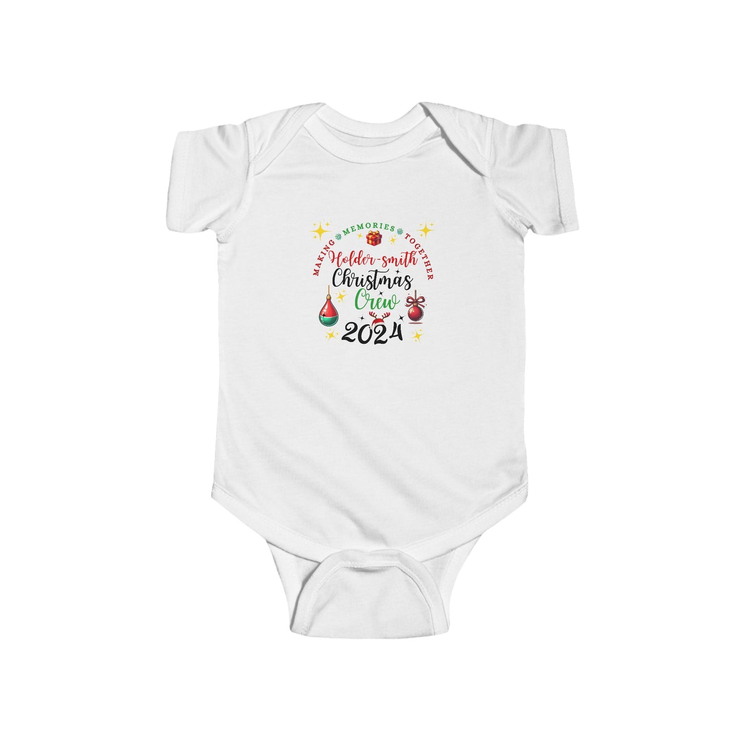 Memories of Christmas Infant Bodysuit - Adorable Holiday Outfit for Newborns