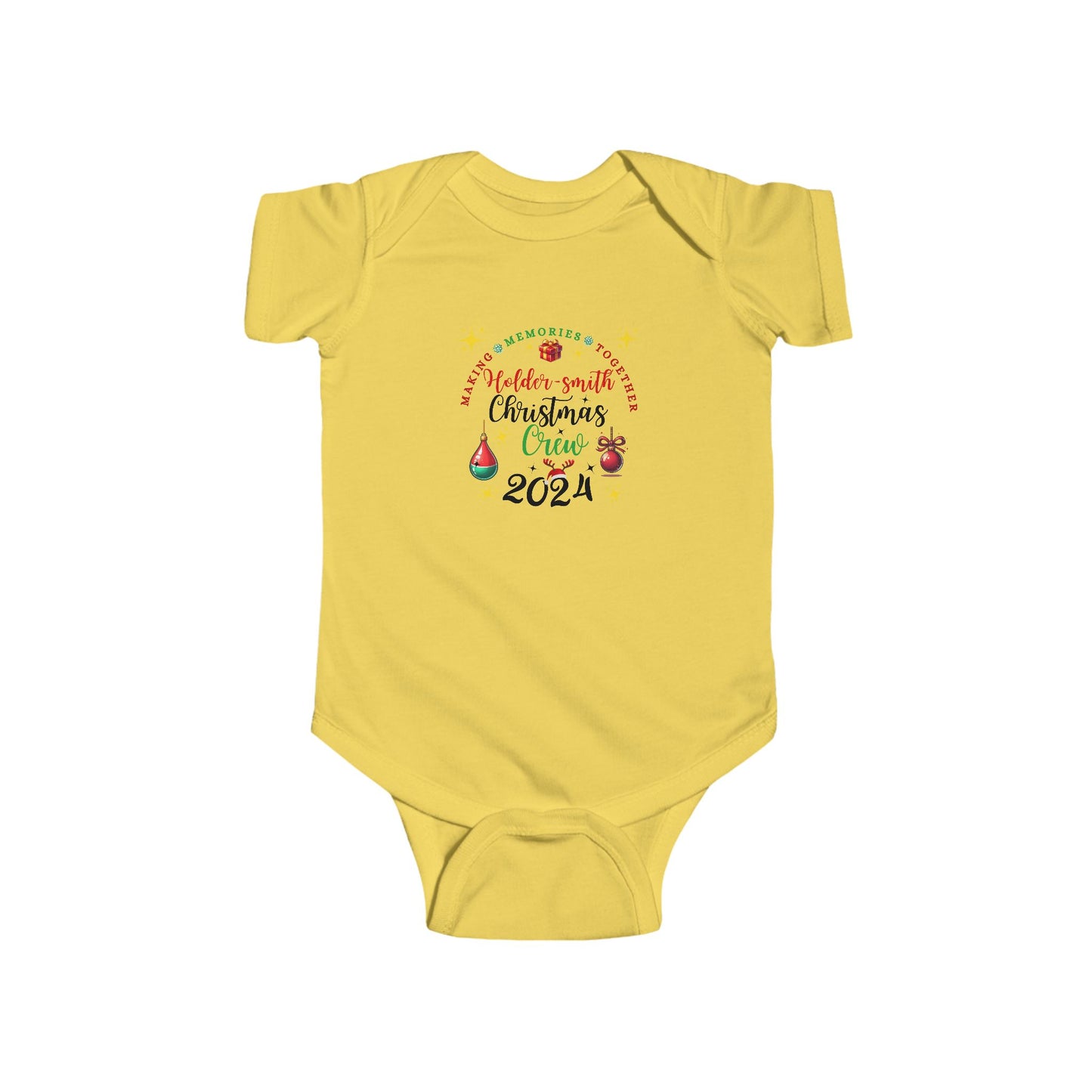 Memories of Christmas Infant Bodysuit - Adorable Holiday Outfit for Newborns