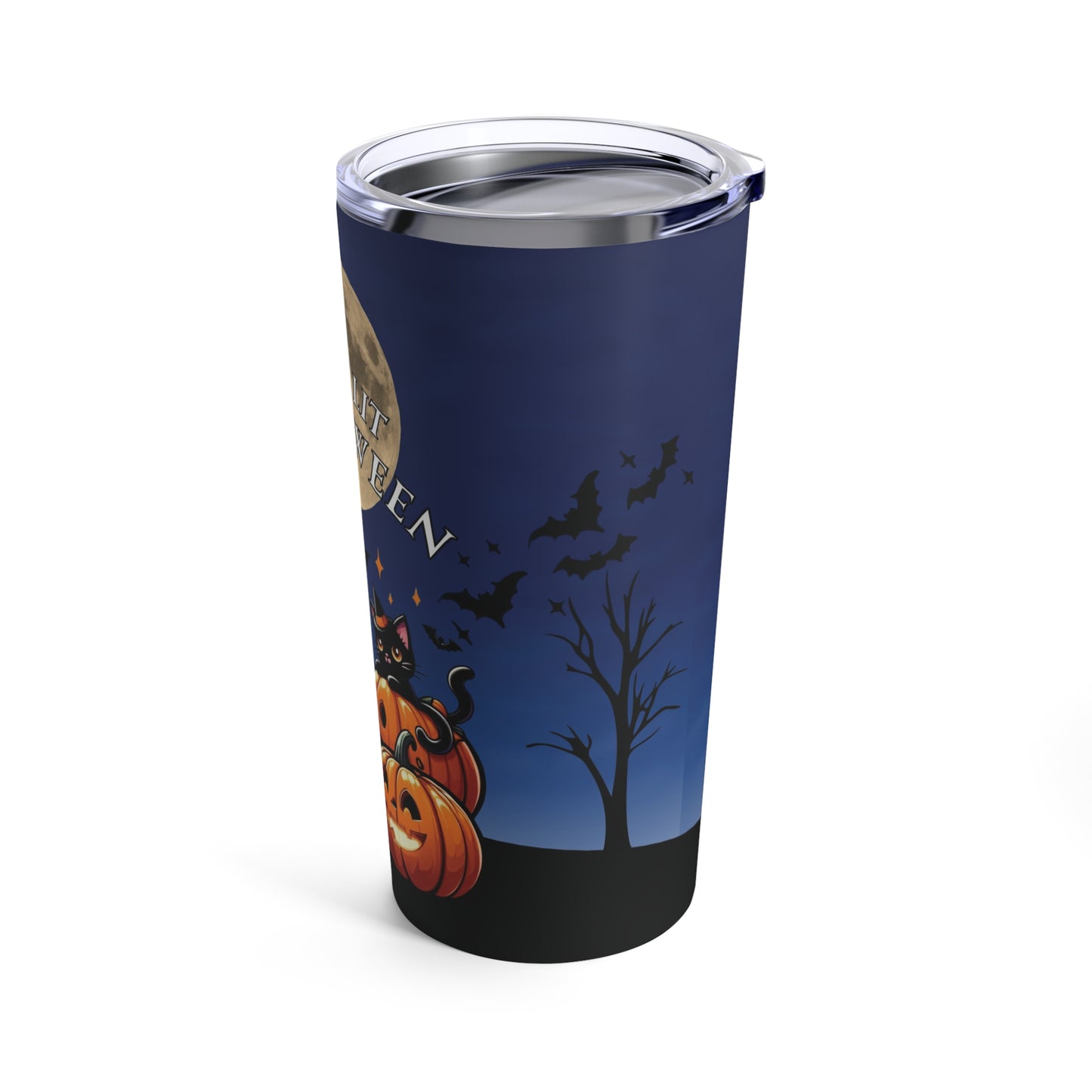 Moon Lit Halloween 20oz Tumbler - Perfect for Fall Celebrations