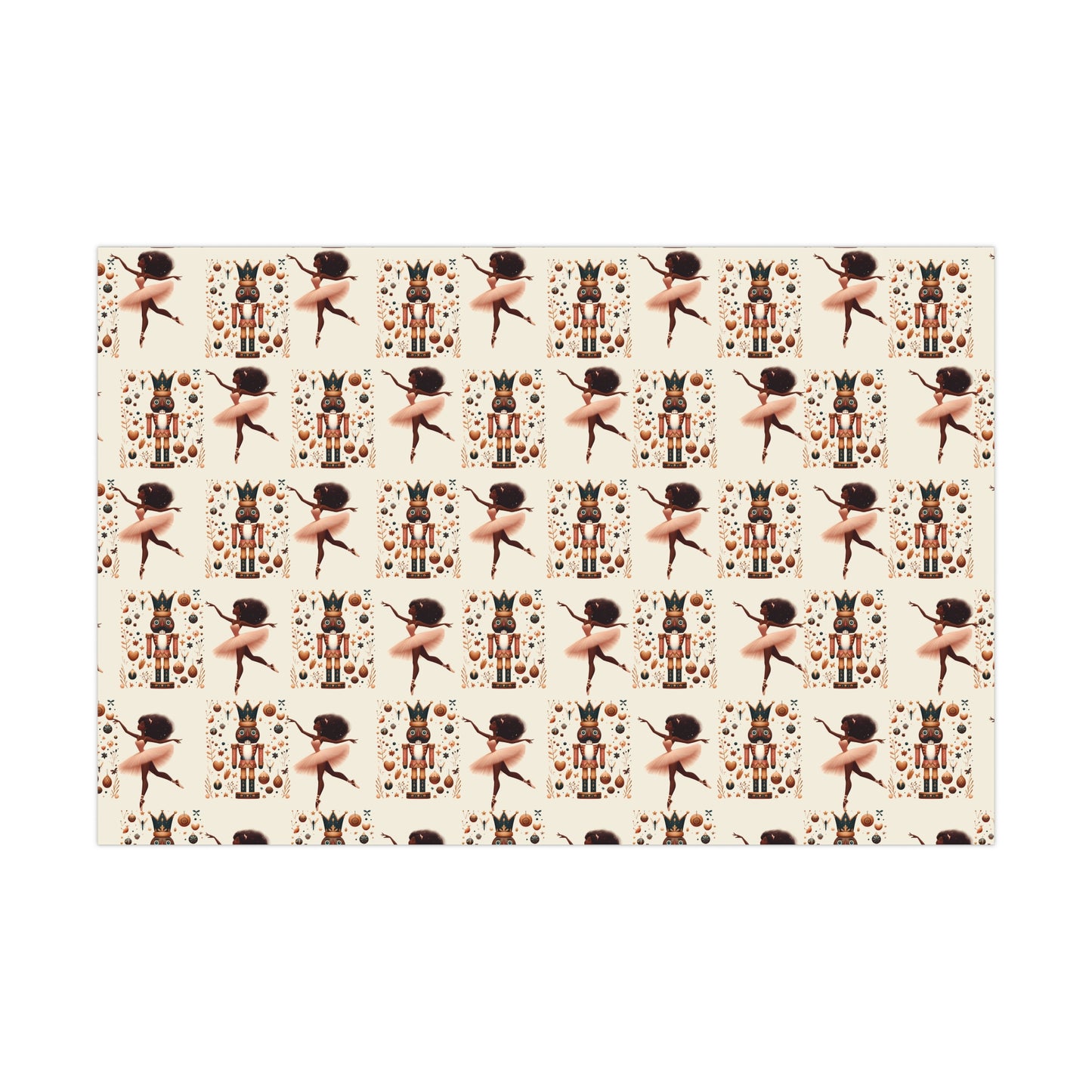 African Nutcracker & Ballerina Wrapping paper