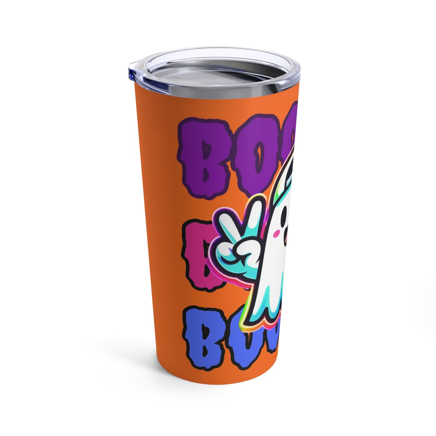 Playful Ghost Tumbler - 20oz Halloween Drinkware