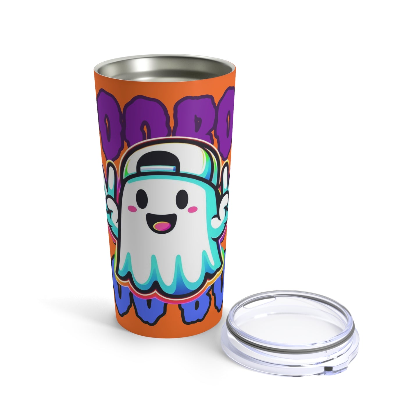 Playful Ghost Tumbler - 20oz Halloween Drinkware