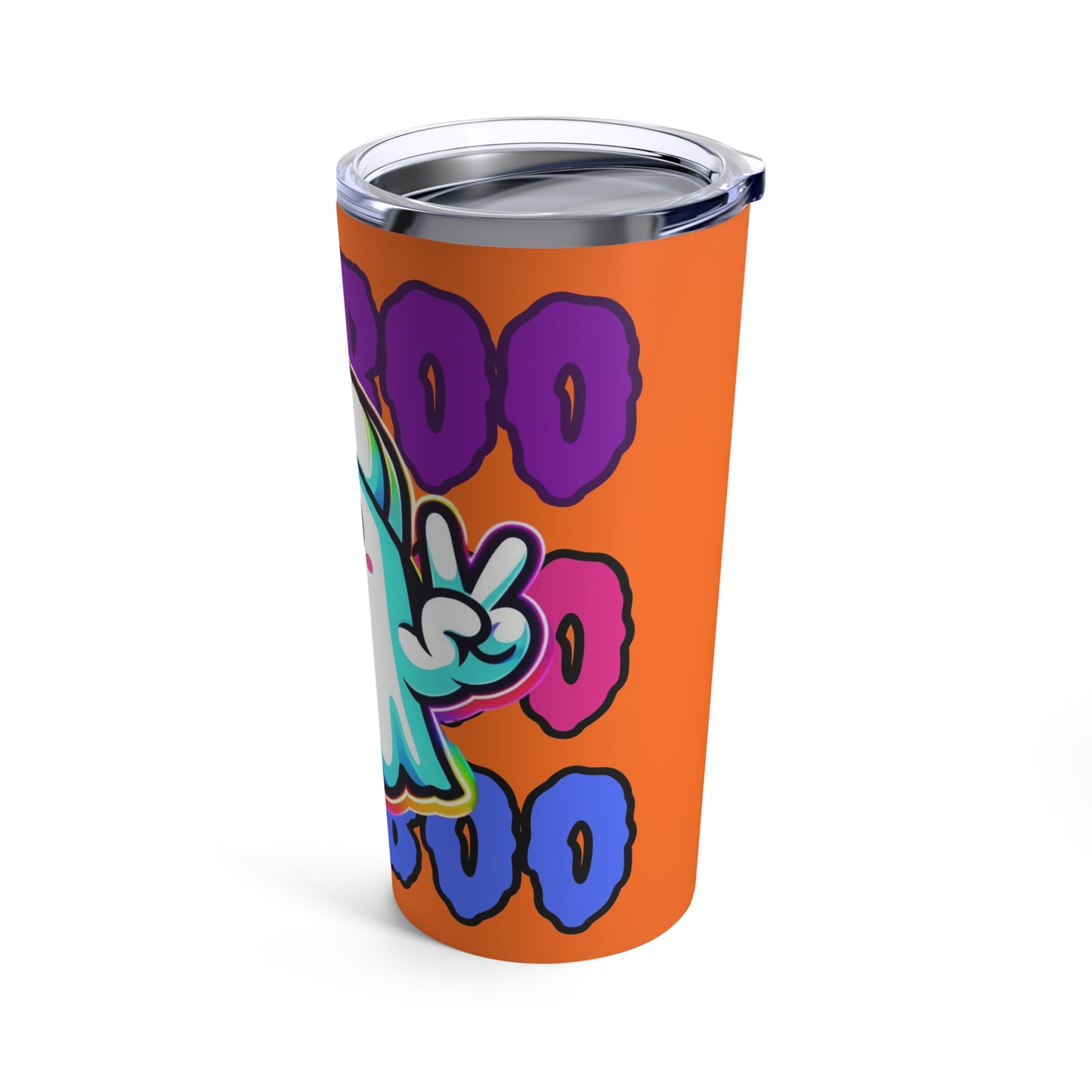 Playful Ghost Tumbler - 20oz Halloween Drinkware