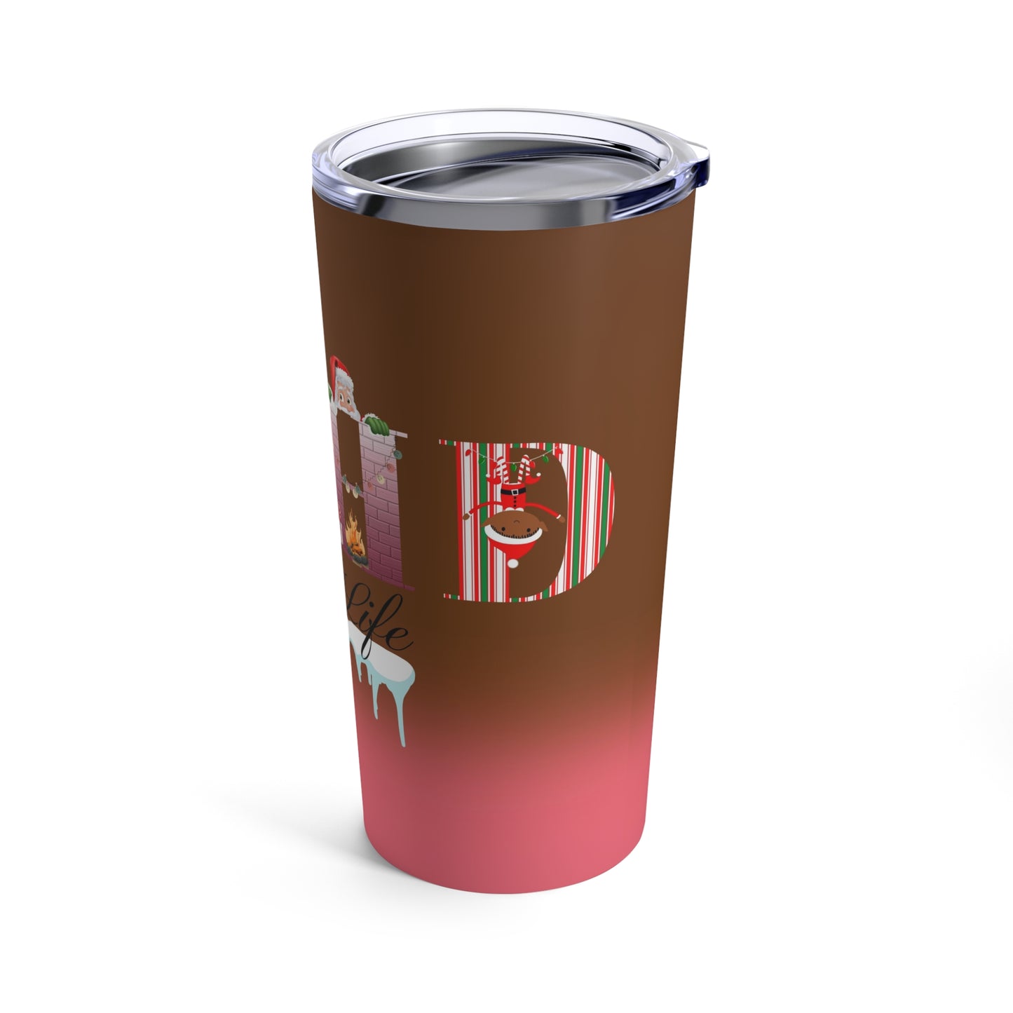 Festive 'ADHD' 20oz Tumbler - Perfect for Holiday Cheer