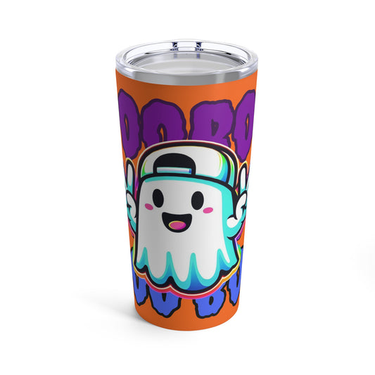 Playful Ghost Tumbler - 20oz Halloween Drinkware