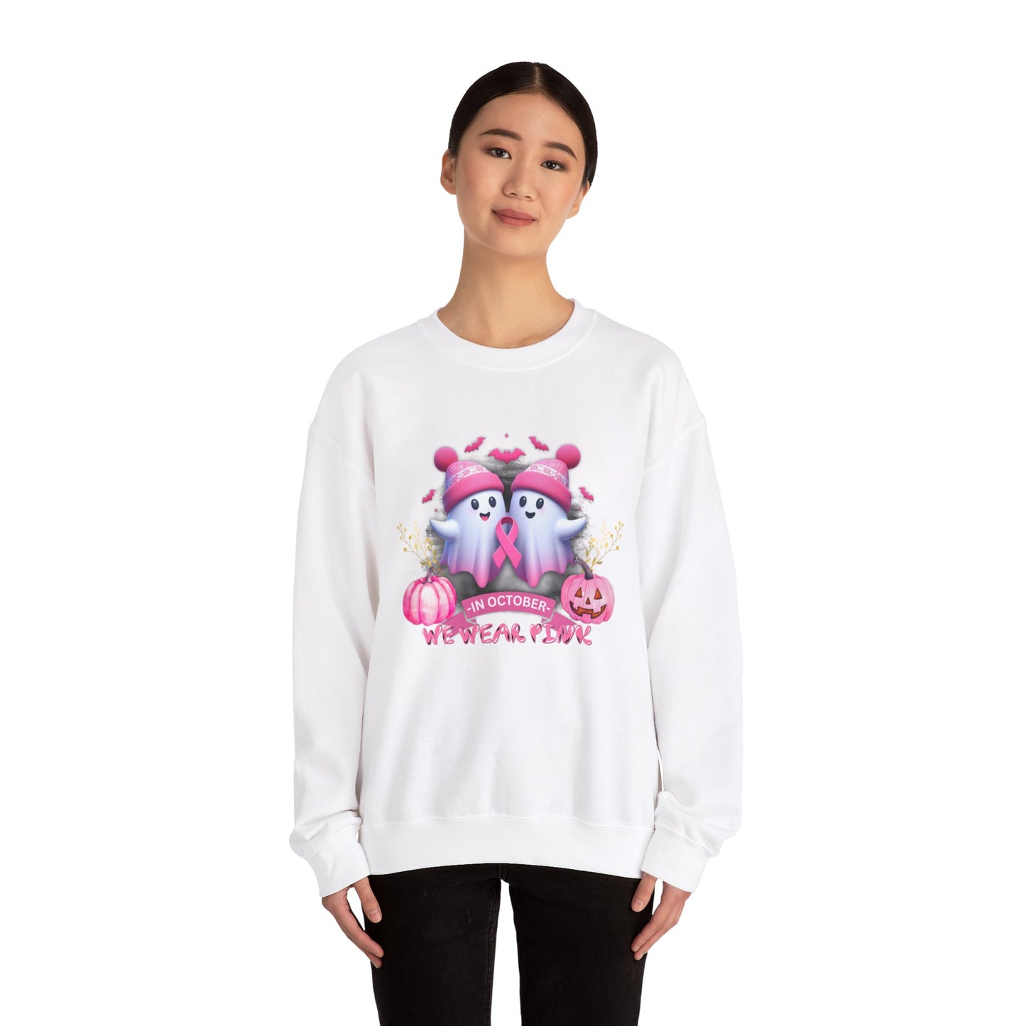 cancer awareness ghost Sweatshirt