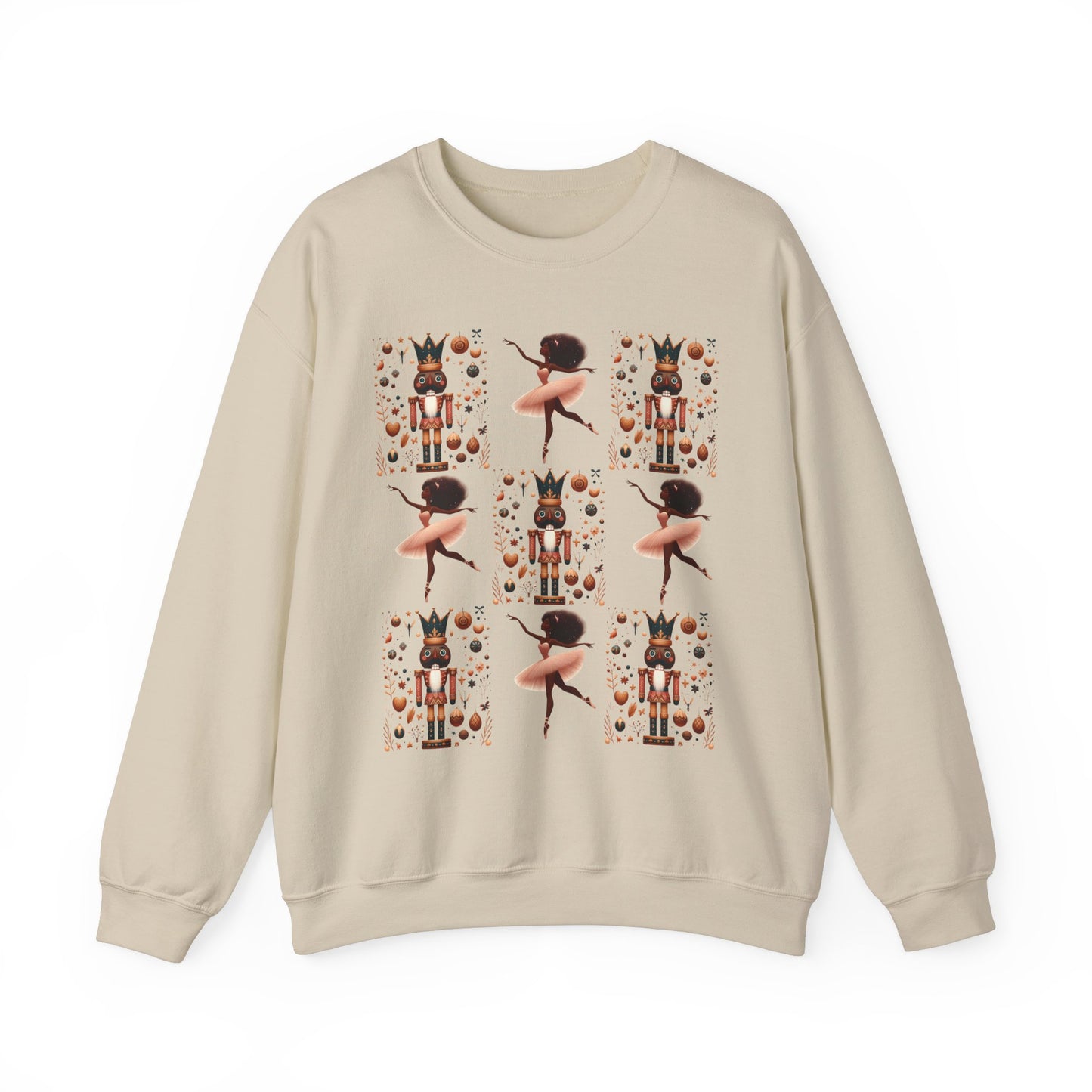 African Nutcracker and Ballerina Crewneck Sweatshirt