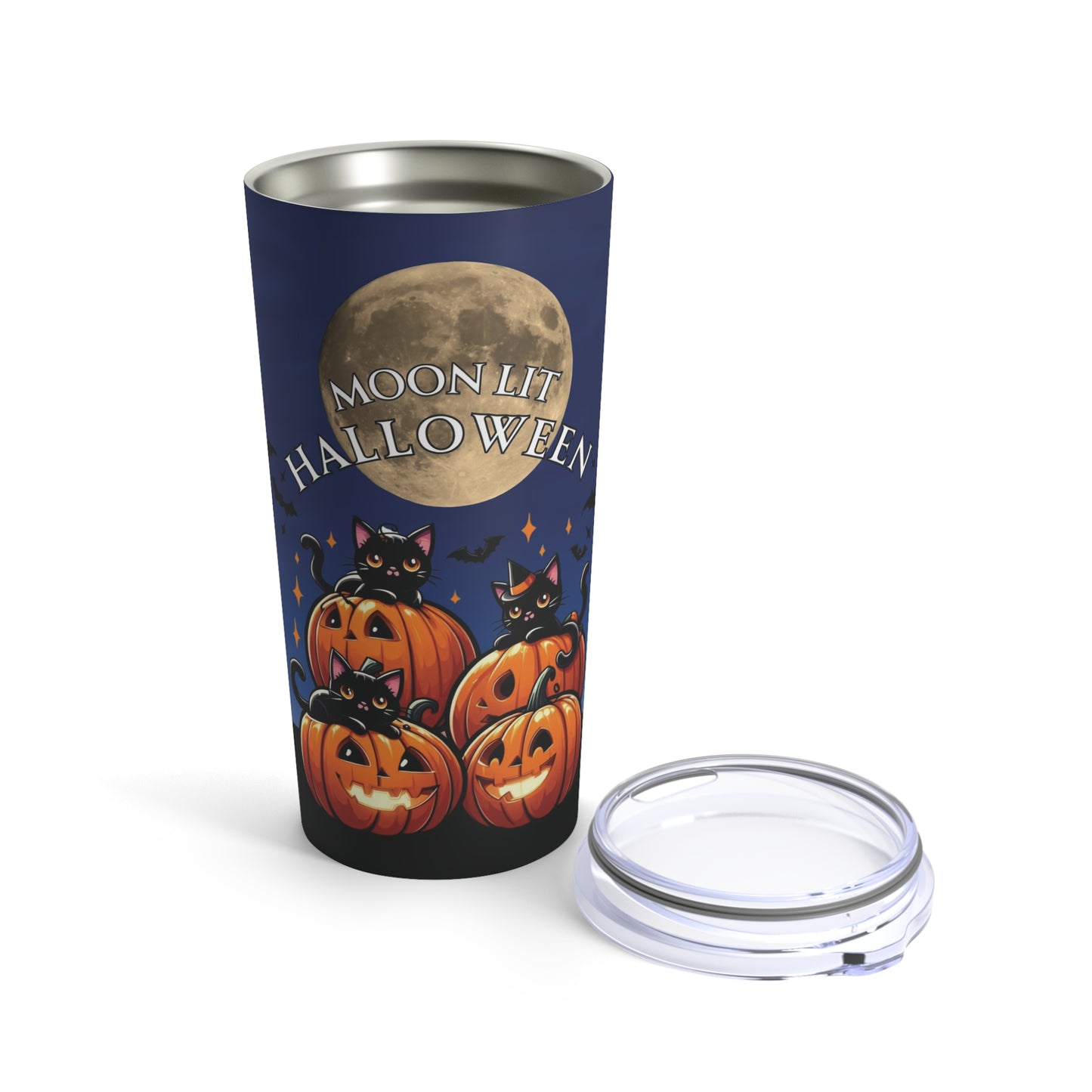 Moon Lit Halloween 20oz Tumbler - Perfect for Fall Celebrations