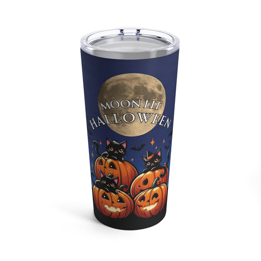 Moon Lit Halloween 20oz Tumbler - Perfect for Fall Celebrations