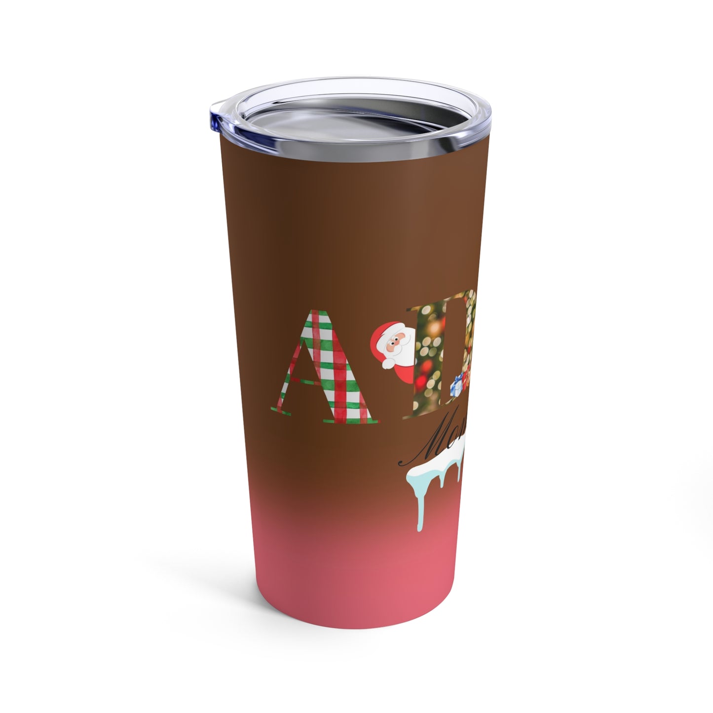 Festive 'ADHD' 20oz Tumbler - Perfect for Holiday Cheer