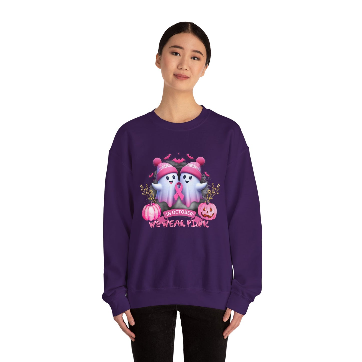 cancer awareness ghost Sweatshirt