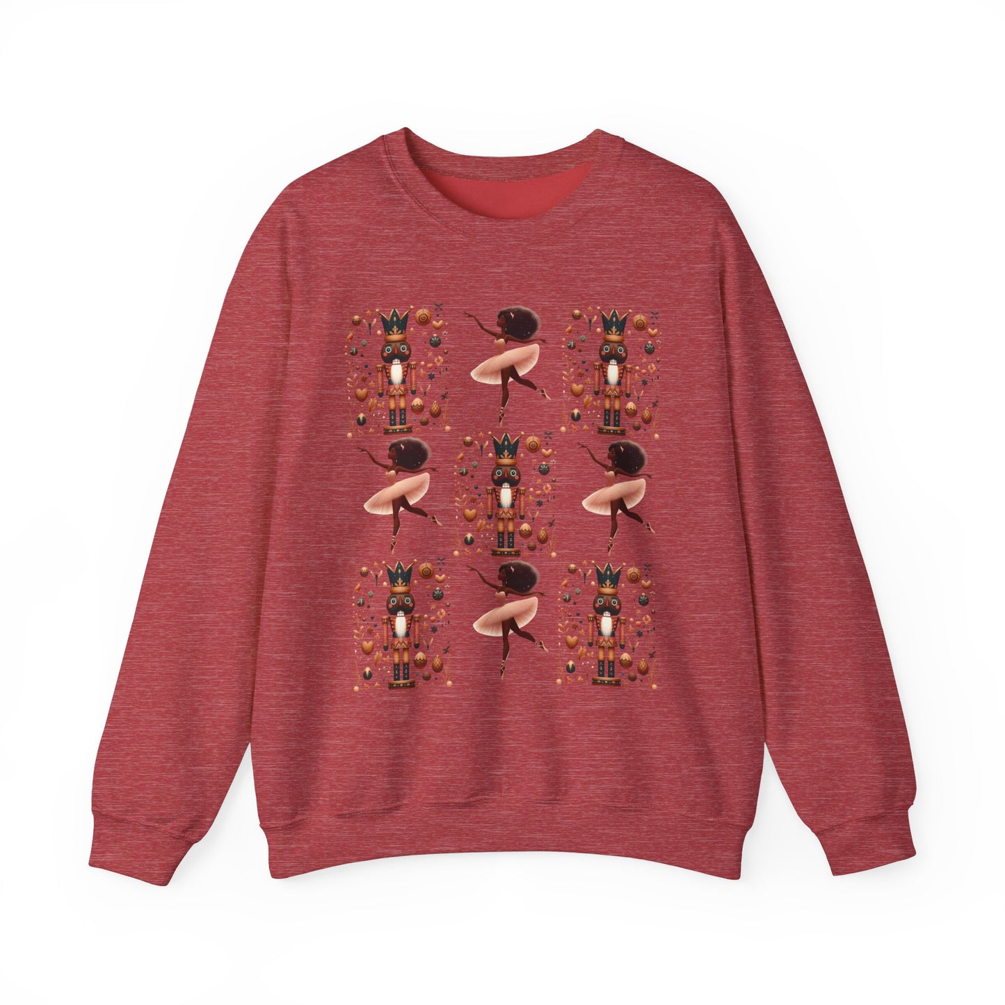 African Nutcracker and Ballerina Crewneck Sweatshirt