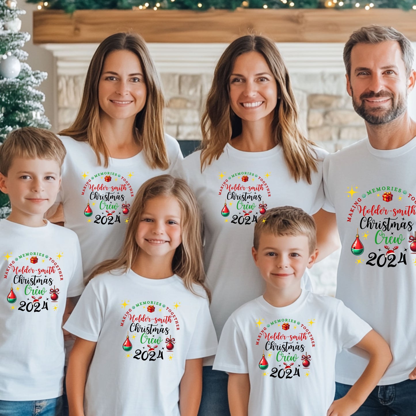 Kids Christmas Memories Tee - Holiday Themed Heavy Cotton Shirt 2024